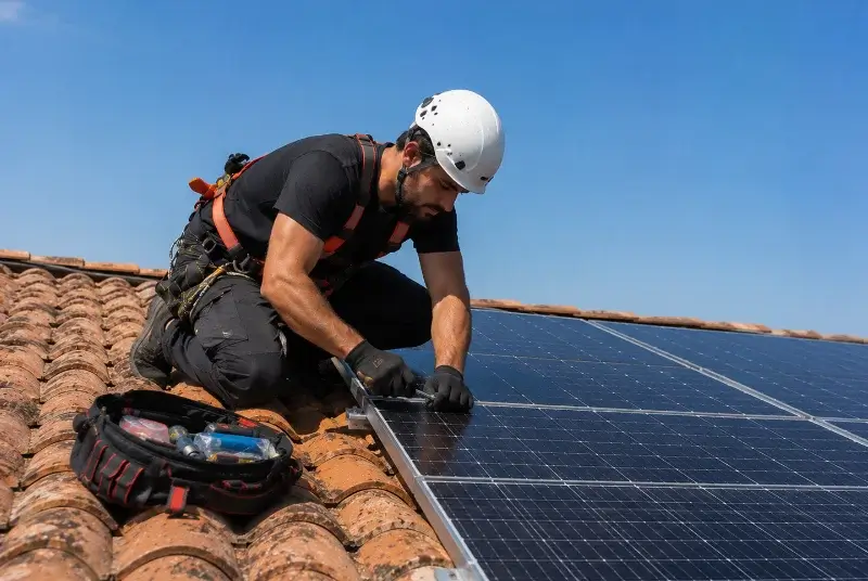 Maintenance et monitoring de panneaux solaires à Duttlenheim